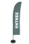 Beach Flag Budget L Set WT Entrance Grey FR I600 ECO