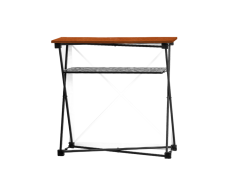 Counter Fabric Table Top Dřevěný