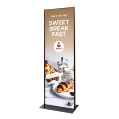 Totem Panel Plus 700x2000x3mm RAL9005 Černý
