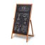 Dřevěný A-stojan Flip 68x140 cm světle hnědý