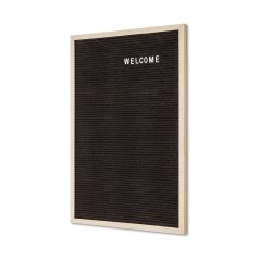 Černá tabule na písmena 40 x 60 cm