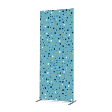 Textilní dělicí stěna Deco 85-200 oboustranná puntíky m. I1 ECO