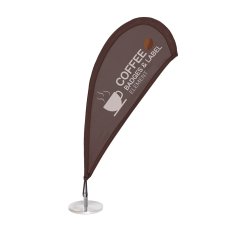 Table Top Flag Micro 60 cm Base And Pole