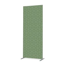 Textilní dělicí stěna Deco 85-200 oboustranná h. ze. I16 ECO