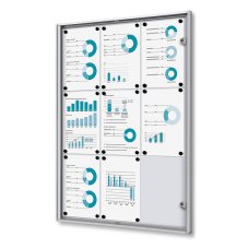 Vnitřní uzamykatelná vitrína Economy B1 požárně certifikovaná 9x A4
