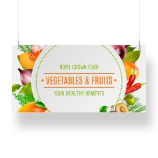 Závěsný banner 50 x 100 cm KAPA® 5 mm jednostranný