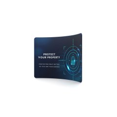 Zipper-Wall Curved 300x230 cm