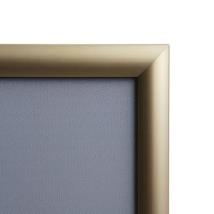 25 mm Snap Frame Zkosené Rohy A4 Zlatý