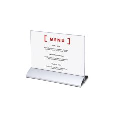 Držák menu karty na šířku A5
