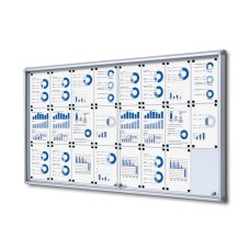 Vnitřní uzamykatelná vitrína s posuvnými dveřmi 24x A4