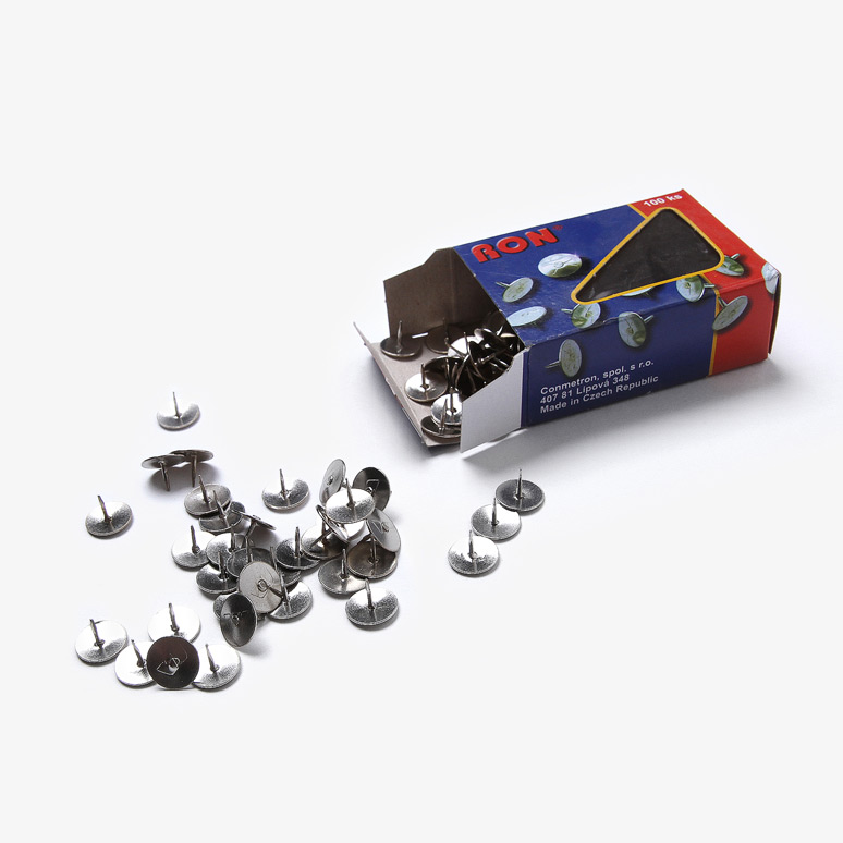 Scritto® připínáčky stříbrné