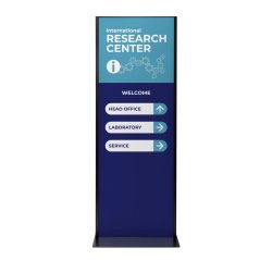 Totem Panel Plus 700x2000x3mm RAL9005 Černý