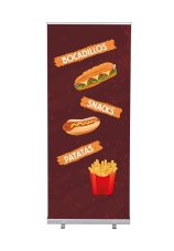 Roll-Banner Budget 85 Kompletní sada Občerstvení španělsky
