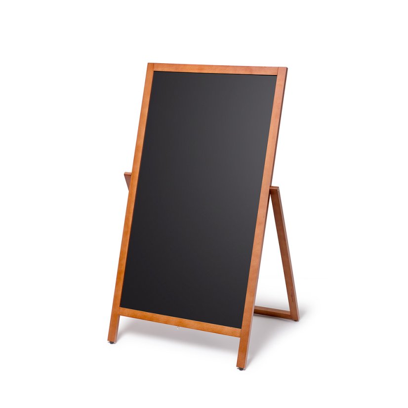 Dřevěný A-stojan Flip 55x105 cm světle hnědý