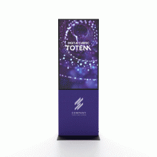 Digitální textilní totem s 50" obrazovkou Samsung