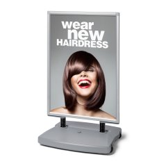 Windtalker® City s plastovou základnou stříbrný A0