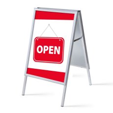 A-stojan A1 kompletní set otevřeno červený anglicky