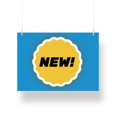 Závěsný banner 50 x 70 cm KAPA® 5 mm jednostranný