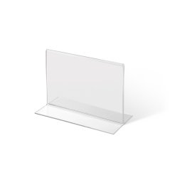 Stojan na menu ve tvaru T na šířku A7