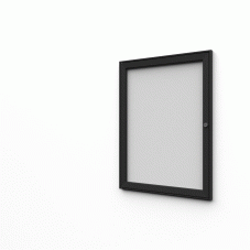 Vnitřní uzamykatelná vitrína Stříbrná 2x A4 RAL7016