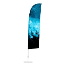 Promo vlajka Wind grafika