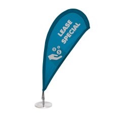 Table Top Flag Micro 60 cm Base And Pole