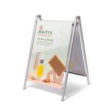 A-stojan Fabric Move grafika se suchým zipem A1