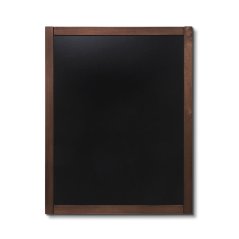 Křídová tabule na stěnu Classic Natura 70 x 90 cm Tmavě hnědá
