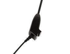 Nástěnné LED osvětlení 116 černé napájecí zástrčka vzadu