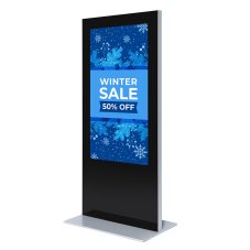 Digitální tenký totem s 65" obrazovkou Samsung