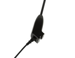 Nástěnné LED osvětlení 116 černé napájecí zástrčka vzadu