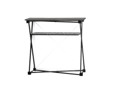 Counter Fabric Table Top Stříbrný