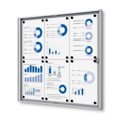 Vnitřní uzamykatelná vitrína Economy 6x A4