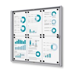 Vnitřní uzamykatelná vitrína Economy B1 požárně certifikovaná 6x A4