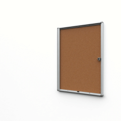 Korková vnitřní uzamykatelná vitrína Economy 6x A4