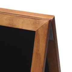 Křídová áčková tabule Natura světle hnědá 68 x 120 cm