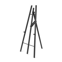 Natura Chalk Board Easel Černý dřevěný stojan