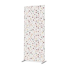 Textilní dělicí stěna Deco 85-200 oboustranná puntíky z. I2 ECO