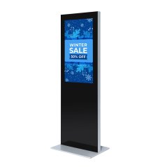 Digitální tenký totem s 43" obrazovkou Samsung