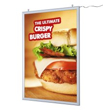 LED plakátový světelný box oboustranný 70 x 100 cm
