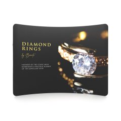 Zipper-Wall Curved 300 x 230 cm