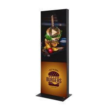 Digitální textilní totem s 50" obrazovkou Samsung