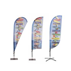 Beach Flag Fiber Wind/Drop Large