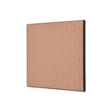 Textilní nástěnná dekorace SADA 40 x 40 Hexagon béžový I12