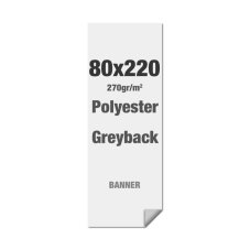 Polyester se šedým rubem 270 g/m2 80 x 220 cm bez PVC