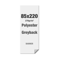 Polyester se šedým rubem 270 g/m2 85 x 220 cm bez PVC