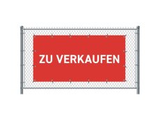 Banner na plot 200 x 100 cm Prodej německy červený