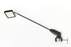 Svorka pro osvětlení stěny na trubku černá