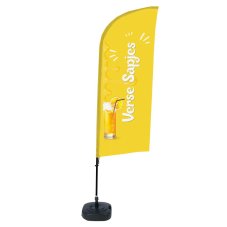 Plážová vlajka Alu Wind Kompletní sada Fresh Juice Holandsko