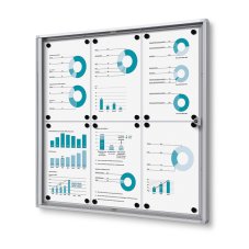 Vnitřní uzamykatelná vitrína Economy B1 požárně certifikovaná 6x A4